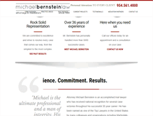 Tablet Screenshot of michaelbernsteinlaw.com